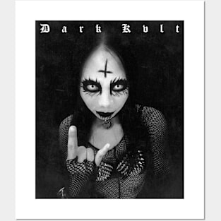 Black Metal Girl Posters and Art